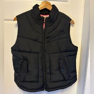Arizona Jean Company Women's Black Puffer Vest Jacket Size XL